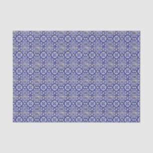 Portuguese Bridal shower Mediterranean tile Tissue Paper