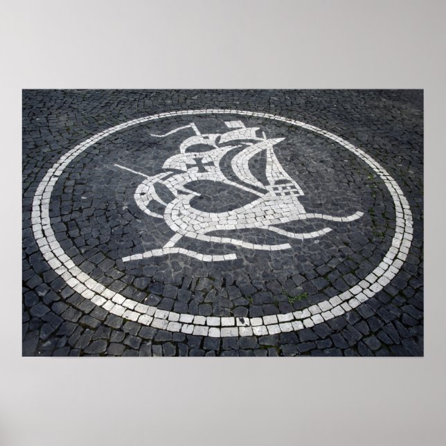 Portuguese caravel poster (Front)