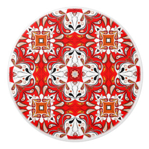 Portuguese Ceramic Tile Pattern Knob