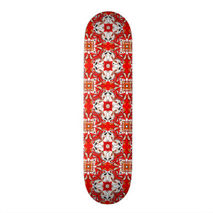 Portuguese Ceramic Tile Pattern Skateboard