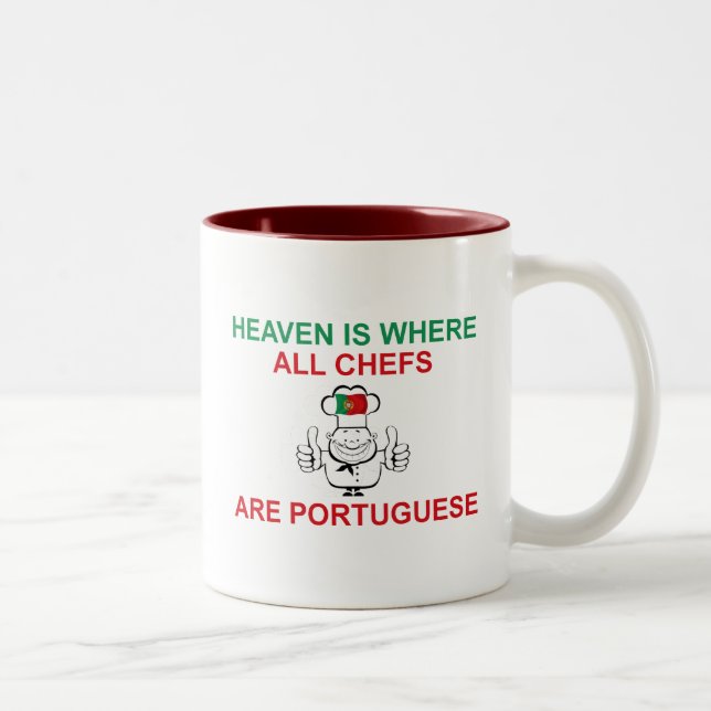 Portuguese Chefs Two-Tone Coffee Mug (Right)