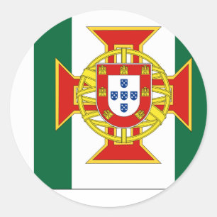 Portuguese Colony Governor, Portugal flag Classic Round Sticker