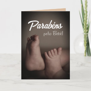 Portuguese Congratulations for Baby Card