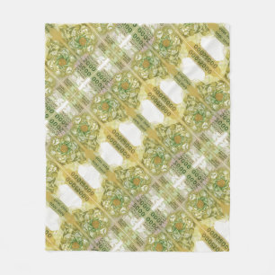 portuguese cultture designs fleece blanket