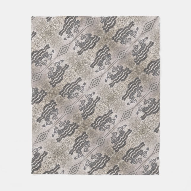 Portuguese culture fleece blanket (Front)