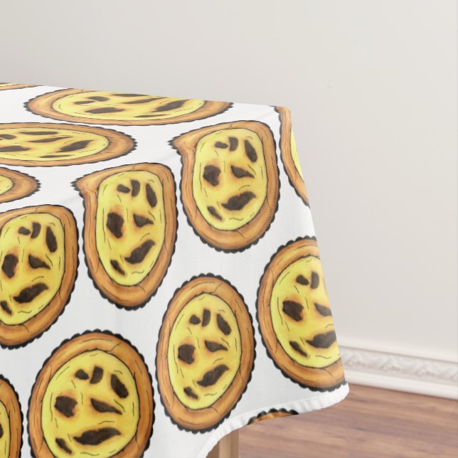Portuguese Custard Egg Tart Pastel Pastéis de Nata Tablecloth (In Situ)