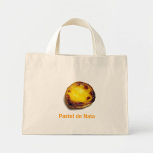 Portuguese custard tart mini tote bag