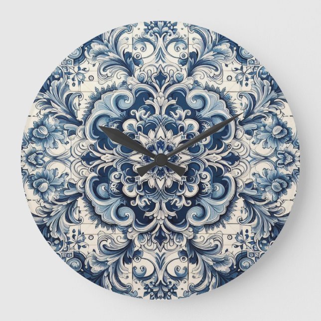 Portuguese design large clock (Front)