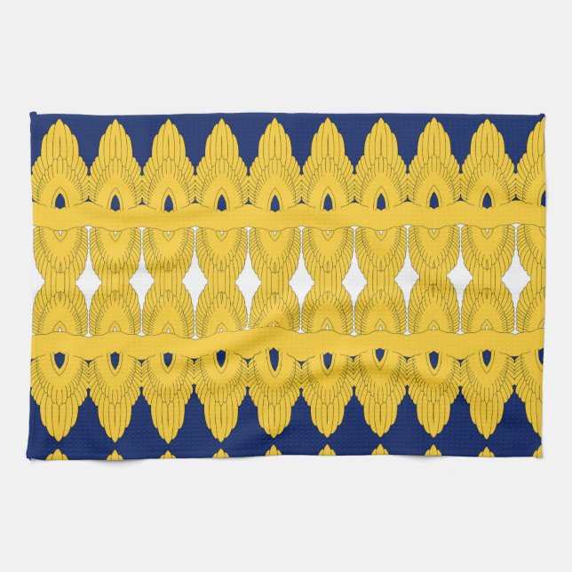 Portuguese designs  apron tea towel (Horizontal)