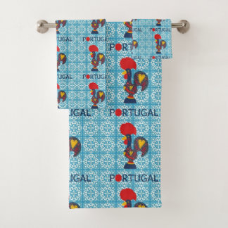 Portuguese designs bath towel set