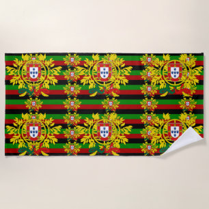 Portuguese designs beach towel