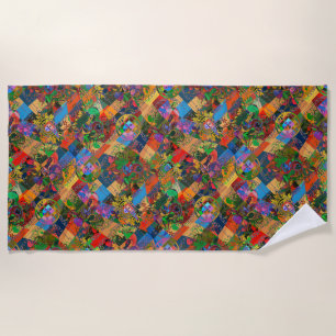 Portuguese designs beach towel