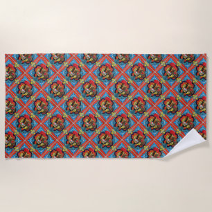 Portuguese designs beach towel