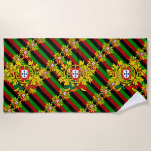 Portuguese designs  beach towel