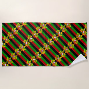 Portuguese designs beach towel
