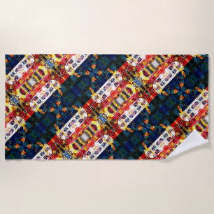 Portuguese designs beach towel