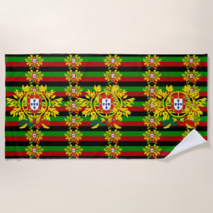 Portuguese designs beach towel