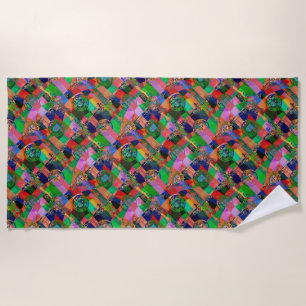 Portuguese designs beach towel
