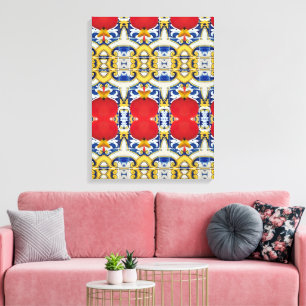 Portuguese designs canvas print
