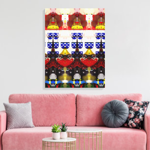 Portuguese designs canvas print