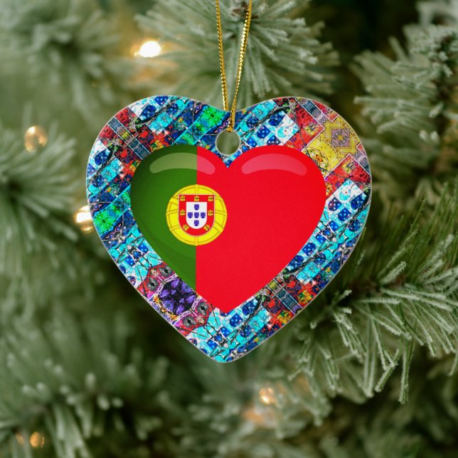 Portuguese designs ceramic ornament (Tree)