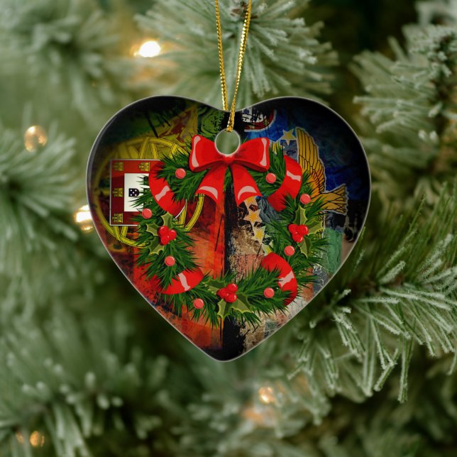 Portuguese designs ceramic ornament (Tree)