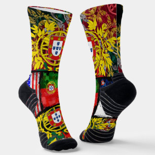 Portuguese designs Crew Socks