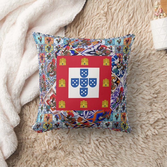 Portuguese designs  cushion (Blanket)