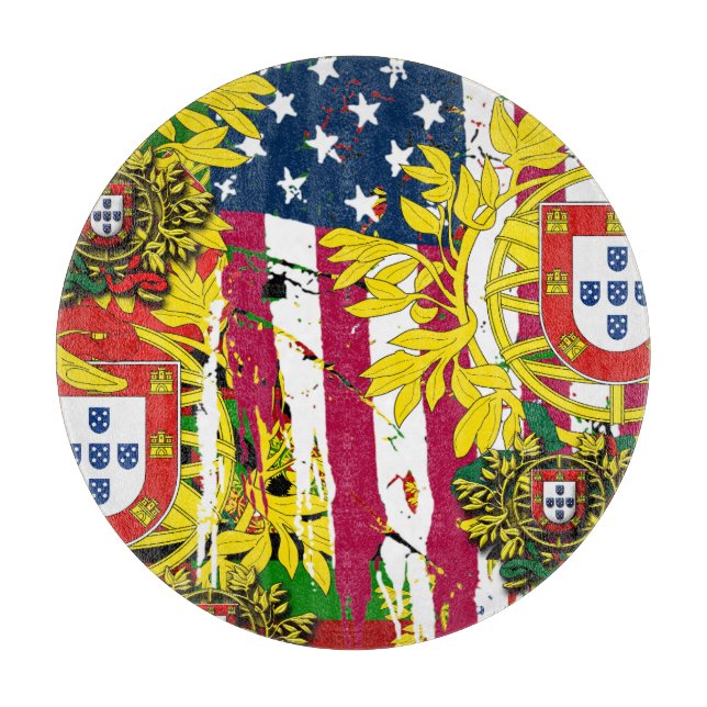 Portuguese designs cutting board (Front)