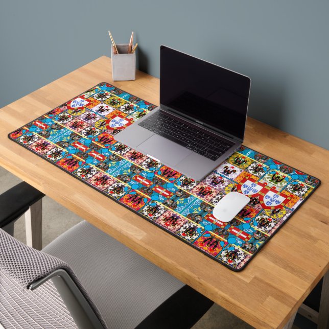 Portuguese designs desk mat (Office 2)