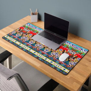 Portuguese designs desk mat