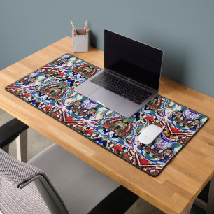 Portuguese designs desk mat