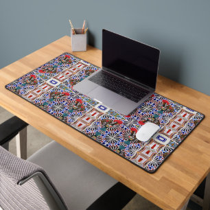 Portuguese designs desk mat