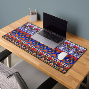 Portuguese designs desk mat
