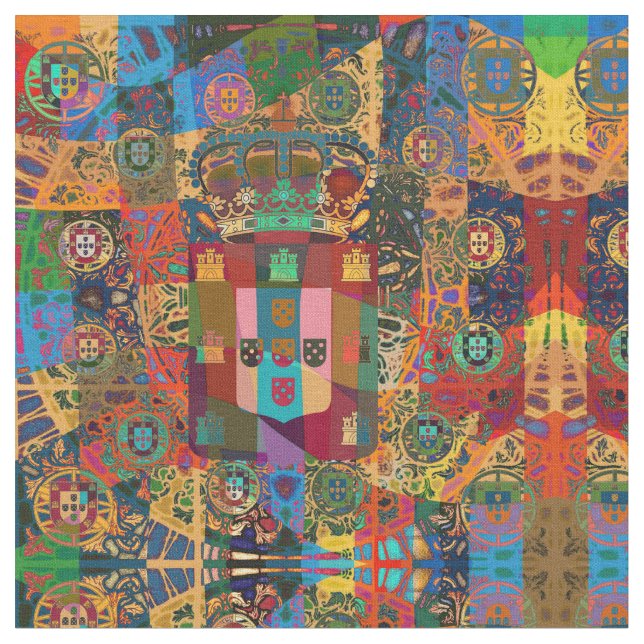 Portuguese designs  fabric (Close Up)