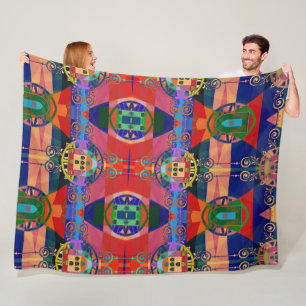 Portuguese designs fleece blanket