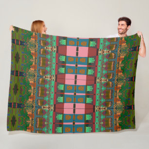 Portuguese designs fleece blanket