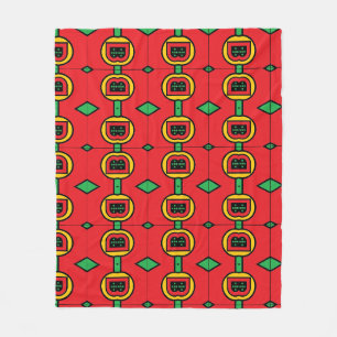 Portuguese designs fleece blanket