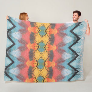 Portuguese designs fleece blanket