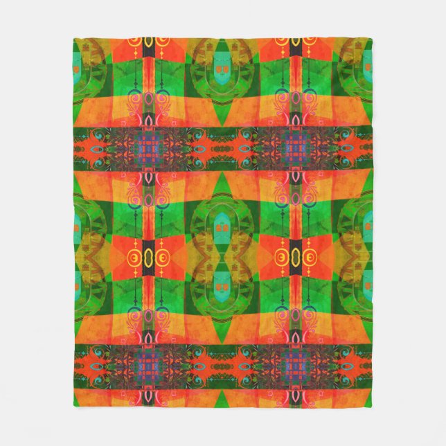 Portuguese designs  fleece blanket (Front)