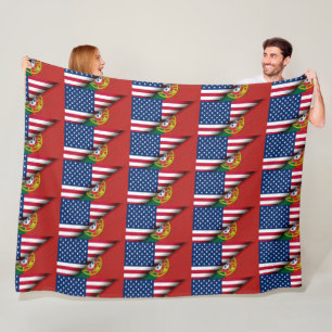 Portuguese designs  fleece blanket
