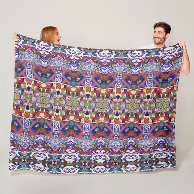 Portuguese designs  fleece blanket (In Situ)