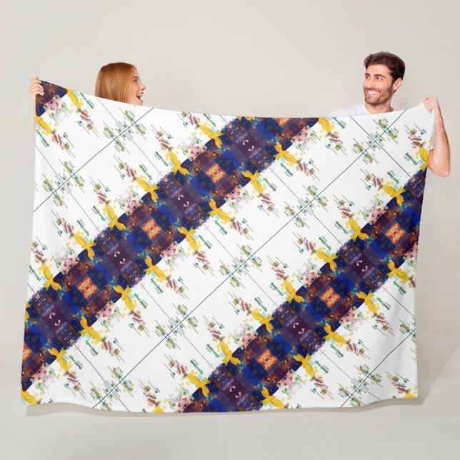 Portuguese designs  fleece blanket (In Situ)