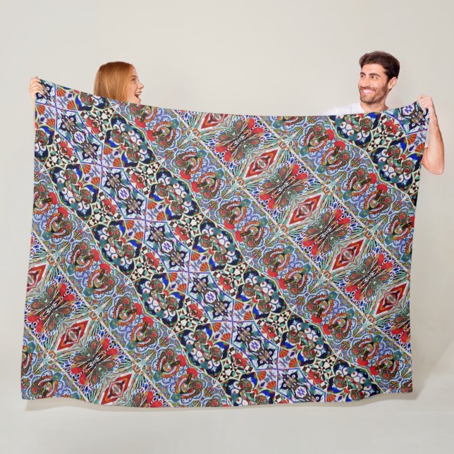 Portuguese designs  fleece blanket (In Situ)