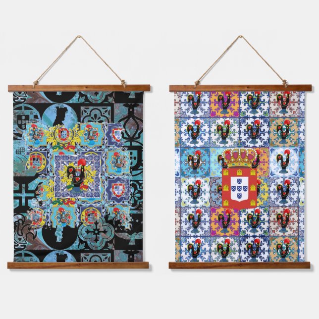 Portuguese designs hanging tapestry (Double)