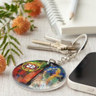 Portuguese designs key ring