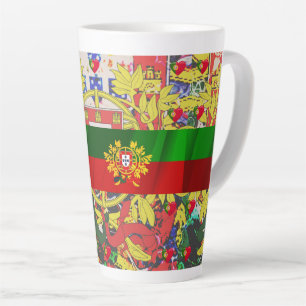 Portuguese designs  latte mug