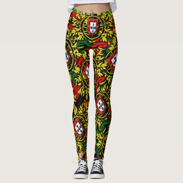 Portuguese designs leggings (Front)