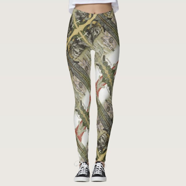 Portuguese designs Leggings (Front)