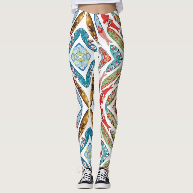 Portuguese designs leggings (Front)